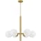 Quoizel Solei Chandelier 6 Lights Aged Brass PCSEI5028AB - alternate 4